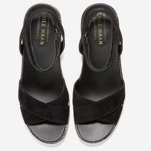 Cole Haan Cloudfeel Espadrille Wedge Sandal